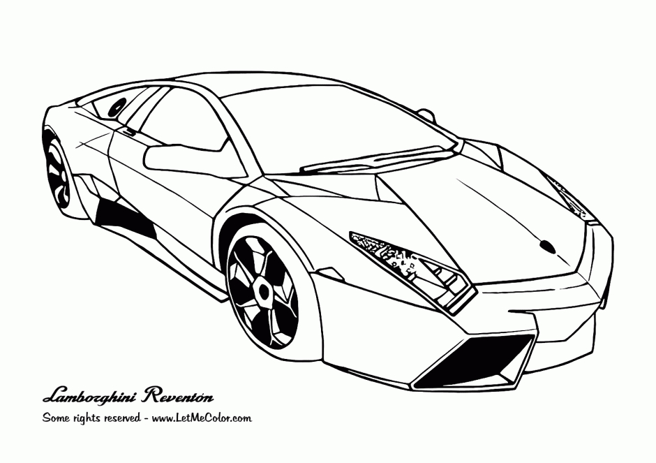 Coloriage Voiture Sport  Tuning #146958 (Transport avec Dessin Voiture Tuning 