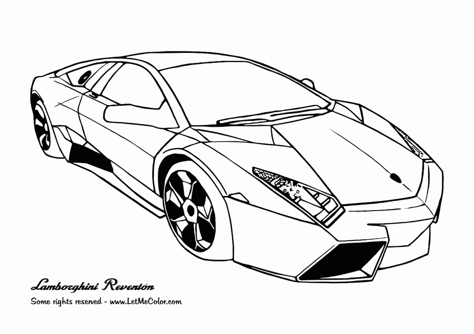 Coloriage Voiture Sport  Tuning #146958 (Transport destiné Coloriage De Voiture De Sport 