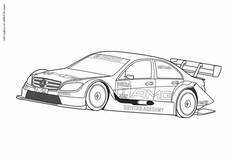 Coloriage Voiture Sport  Tuning #147008 (Transport encequiconcerne Dessin Voiture Tuning