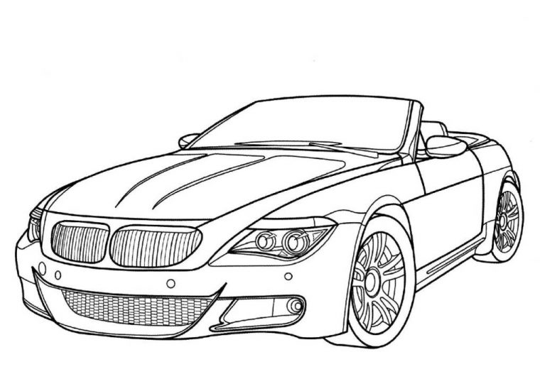 Coloriage Voiture Sport  Tuning #147015 (Transport concernant Coloriage De Voiture De Sport