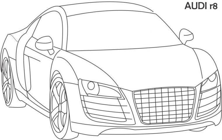 Coloriage Voiture Sport  Tuning #147036 (Transport tout Dessin Voiture Tuning