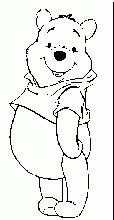 Coloriage Winnie L-Ourson 49 serapportantà Coloriage Winni L Ourson 