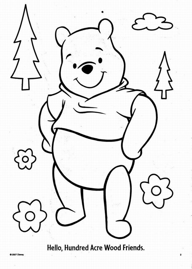 Coloriage Winnie L&amp;#039;Ourson #28620 (Films D&amp;#039;Animation intérieur Dessin Winni L Ourson 