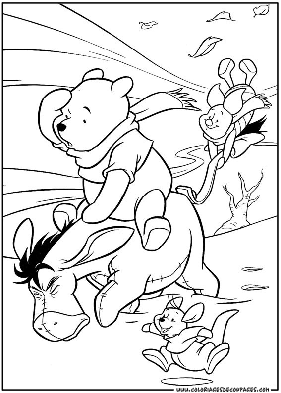 Coloriage Winnie L&amp;#039;Ourson #28680 (Films D&amp;#039;Animation avec Dessin Winni L Ourson 