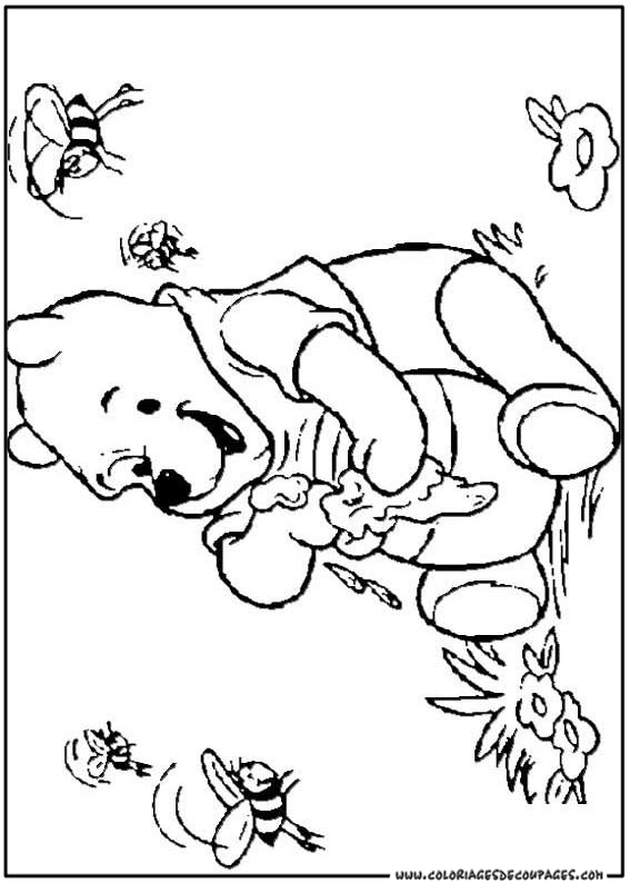 Coloriage Winnie L&amp;#039;Ourson #28718 (Films D&amp;#039;Animation avec Dessin Winni L Ourson 