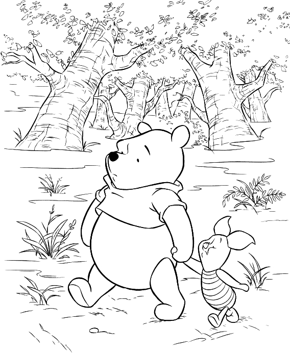 Coloriage Winnie L&amp;#039;Ourson #28910 (Films D&amp;#039;Animation destiné Dessin Winni L Ourson 