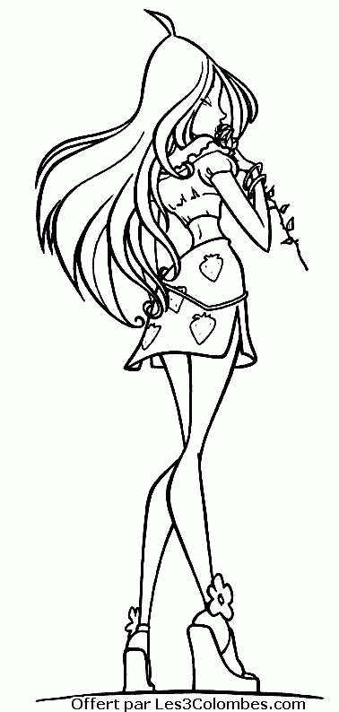 Coloriage Winx 47 - Coloriage En Ligne Gratuit Pour Enfant tout Coloriage De Winx À Imprimer 