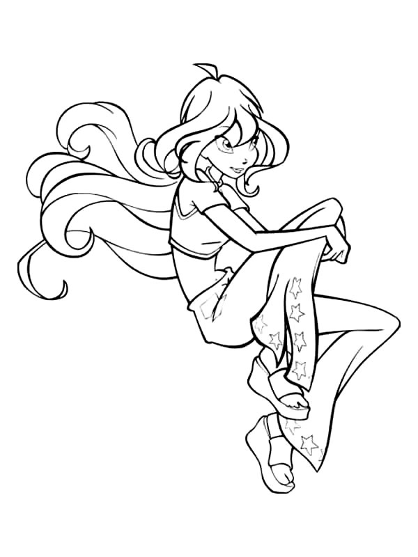 Coloriage Winx 67 pour Winx Coloriage En Ligne 