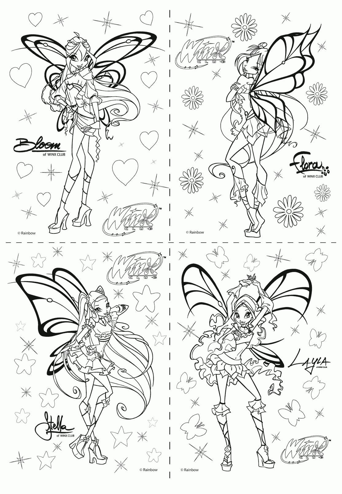 Coloriage - Winx Et De La Magie encequiconcerne Coloriage Magie 