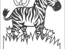 Coloriage Zebre 1 .:. Coloriages Animaux De La Jungle En destiné Coloriage Zebre