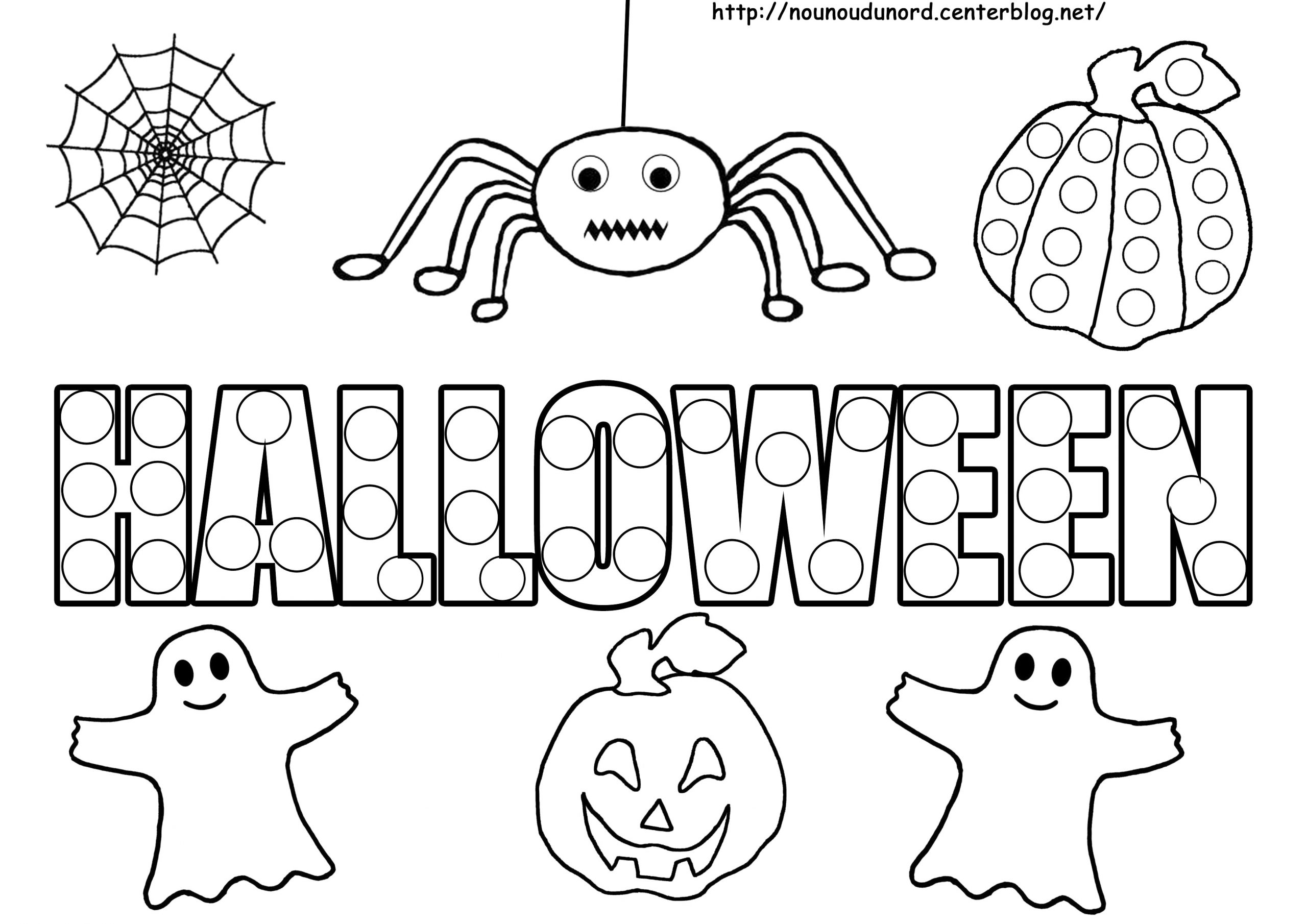 Coloriage204: Coloriage De Halloween A Imprimer serapportantà Dessin D Halloween 