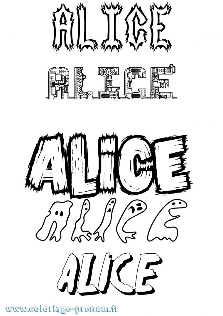 Coloriages À Imprimer : Alice, Numéro : 3286A781 encequiconcerne Mes Coloriages À Imprimer