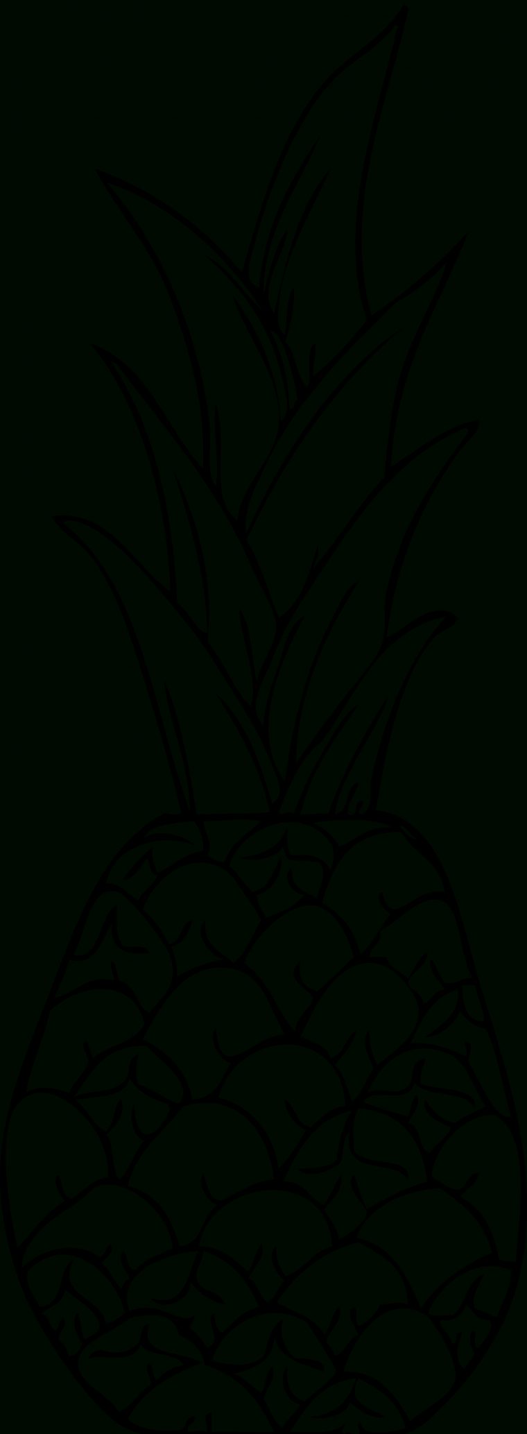 Coloriages À Imprimer : Ananas, Numéro : 755854 pour Coloriage Ananas