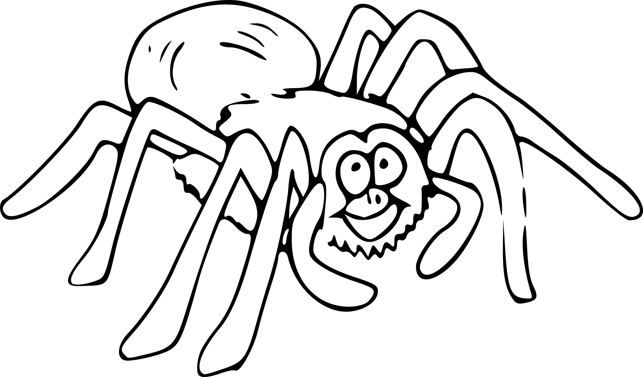 Coloriages À Imprimer : Araignée, Numéro : 4303Bb03 dedans Dessin Araignée