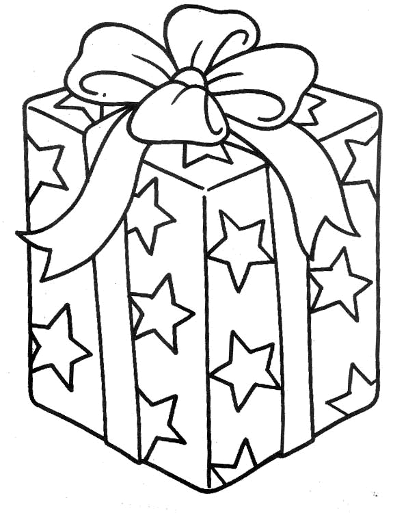 Coloriages À Imprimer : Cadeau De Noël, Numéro : 57242 avec Cadeau A Colorier