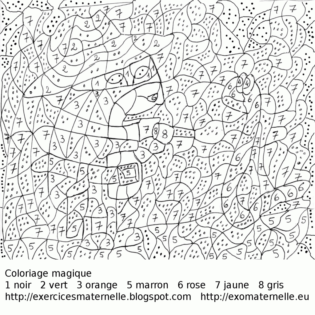 Coloriages À Imprimer : Coloriages Magiques, Numéro : 1C3F5549 serapportantà Coloriage Magique Couleur 