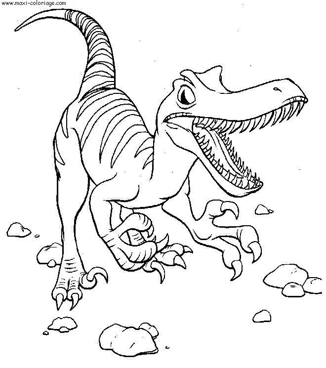 Coloriages À Imprimer : Dinosaures, Numéro : 209536 encequiconcerne Coloriage De Dinosaure A Imprimer 