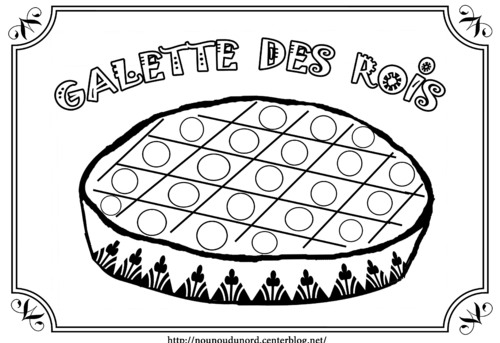 Coloriages À Imprimer : Galette Des Rois, Numéro : 759817 à Couronne Des Rois À Imprimer 