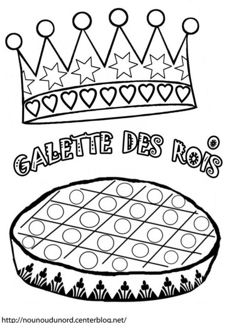 Coloriages À Imprimer : Galette Des Rois, Numéro : E60Afa0B intérieur Imprimer Couronne Galette Des Rois