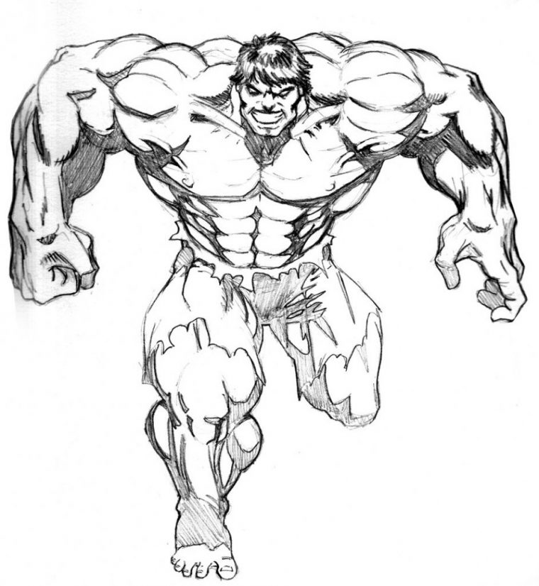 Coloriages À Imprimer : Hulk, Numéro : 8A673Be2 à Coloriage Hulk