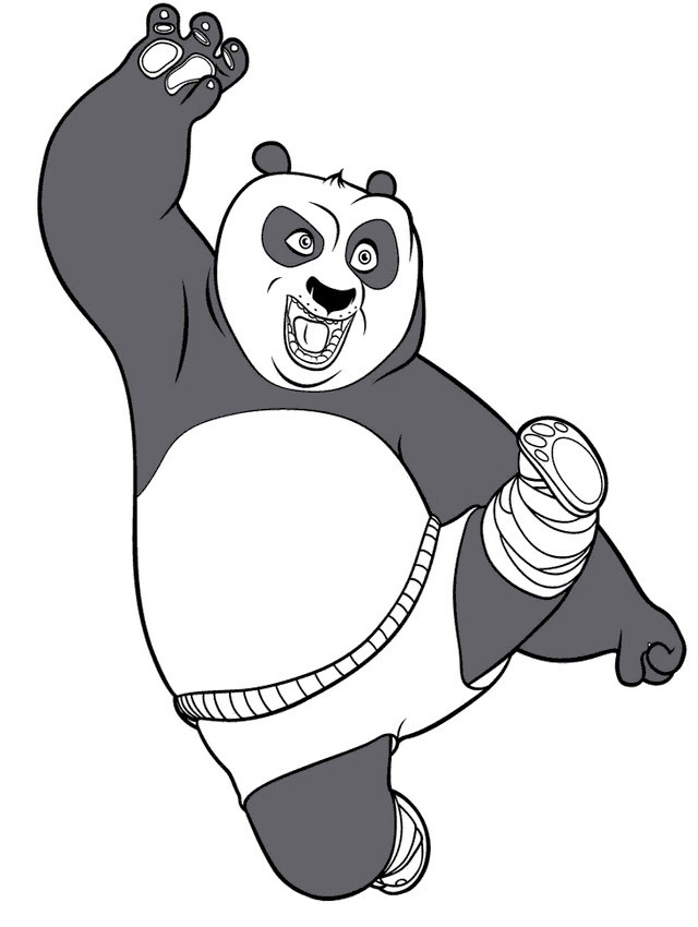 Coloriages À Imprimer Kung Fu Panda 51 à Coloriage Kung Fu Panda 