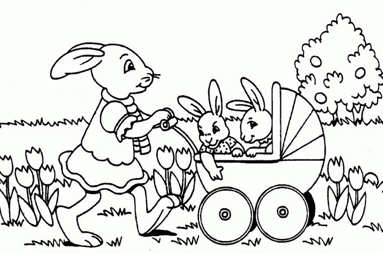 Coloriages À Imprimer : Lapin, Numéro : 4712Ef61 dedans Lapin Coloriage À Imprimer