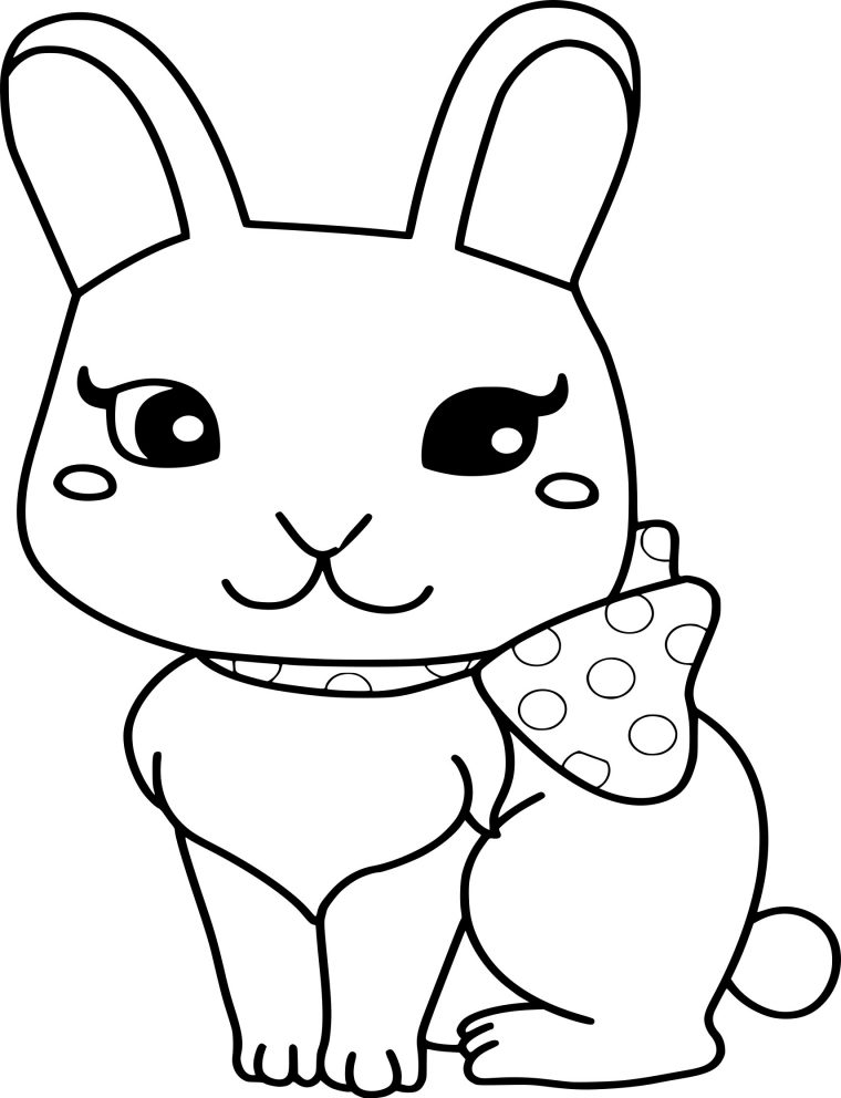 Coloriages À Imprimer : Lapin, Numéro : 629429A9 dedans Dessin De Petit Lapin