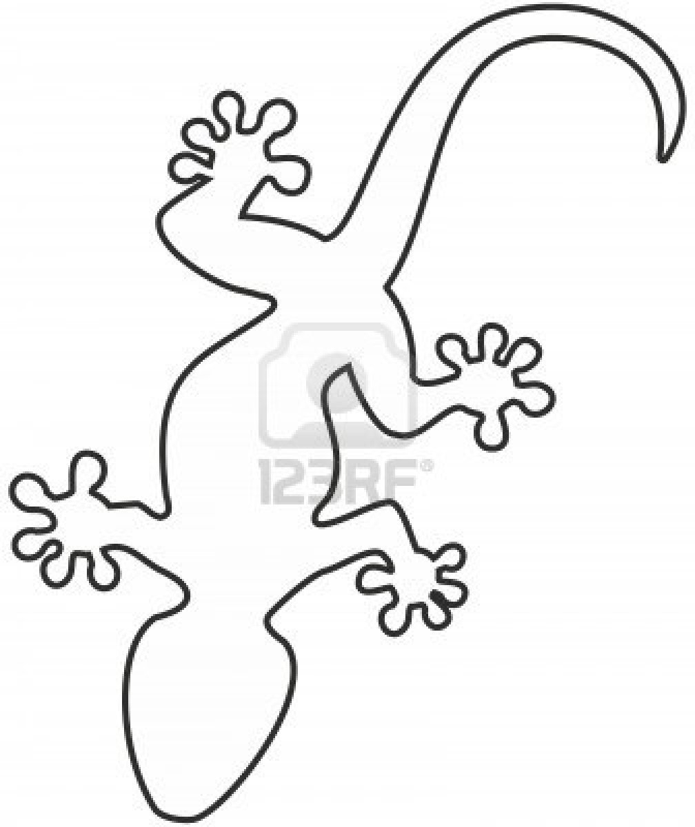 Coloriages À Imprimer : Lézard, Numéro : 24024 destiné Coloriage Lézard 