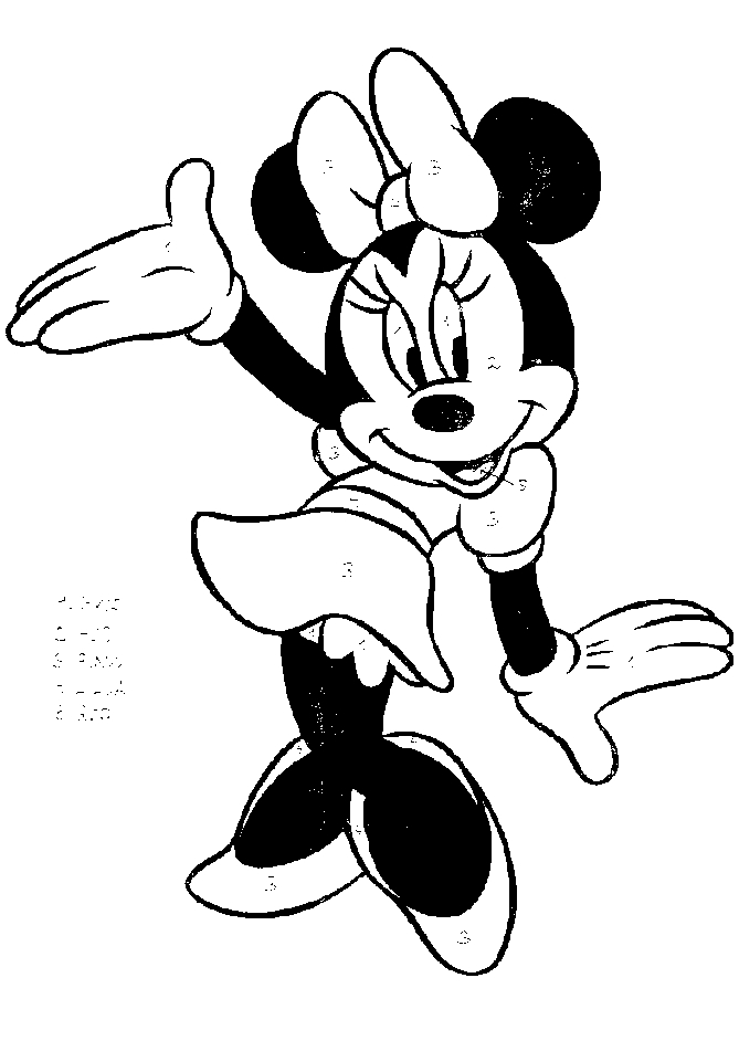 Coloriages À Imprimer : Minnie Mouse, Numéro : 6080 intérieur Coloriage Minnie À Imprimer Gratuit