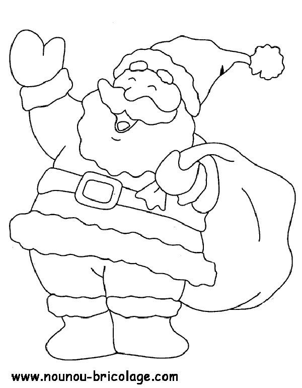 Coloriages À Imprimer : Père Noël, Numéro : 756135 concernant Dessin Tete Pere Noel