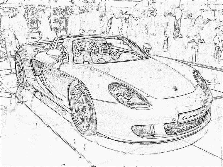 Coloriages À Imprimer : Porsche, Numéro : 53674 à Coloriage Porsche