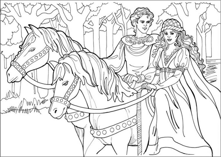 Coloriages À Imprimer : Princesse, Numéro : 383872 avec Coloriage Chateau De Princesse À Imprimer