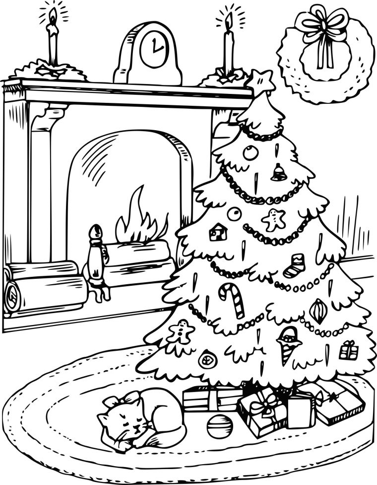 Coloriages À Imprimer : Sapin De Noël, Numéro : A33C63Ed encequiconcerne Sapin À Colorier