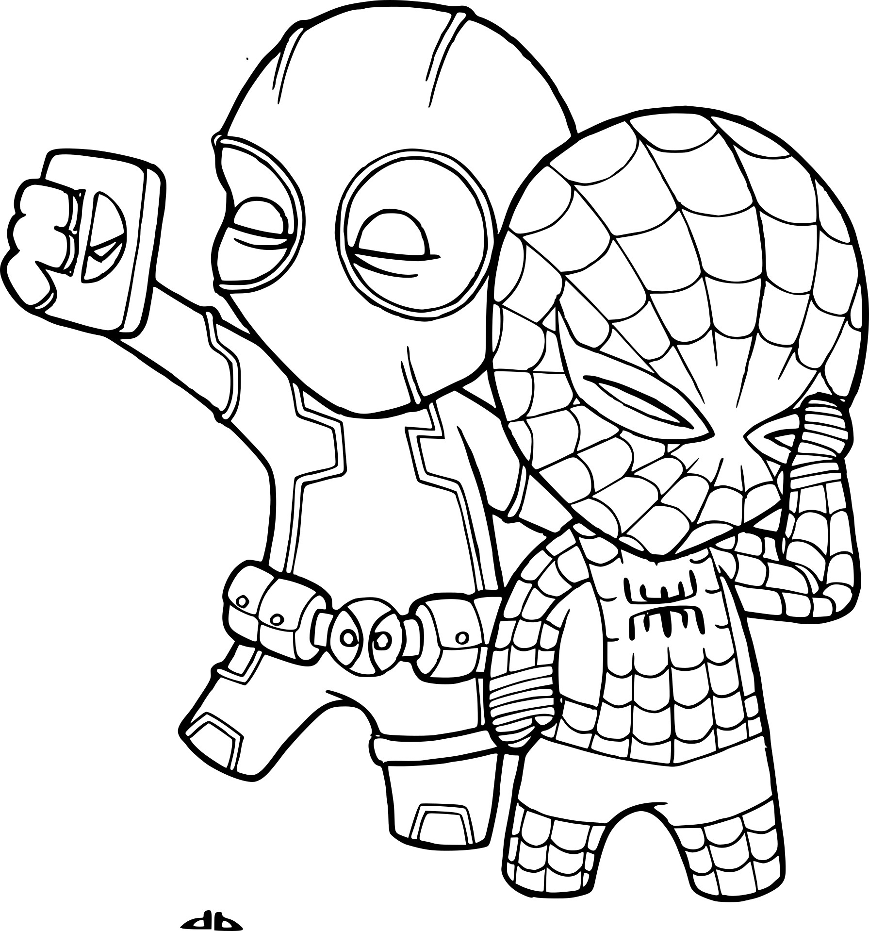 Coloriages À Imprimer : Spiderman, Numéro : 164Edceb dedans Coloriage Gratuit Spiderman