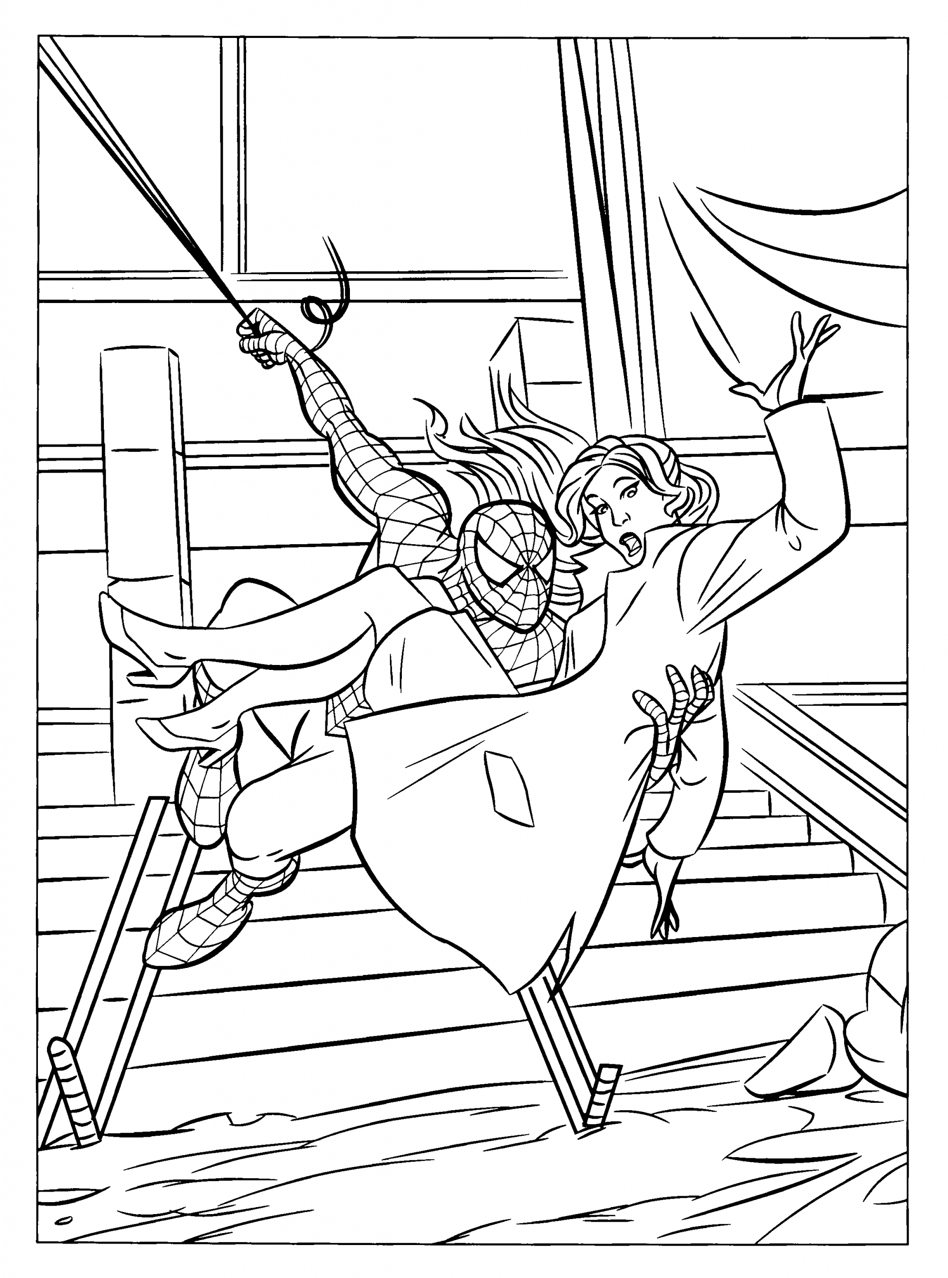 Coloriages À Imprimer : Spiderman, Numéro : 61296 concernant Coloriage Spiderman À Imprimer Gratuit 