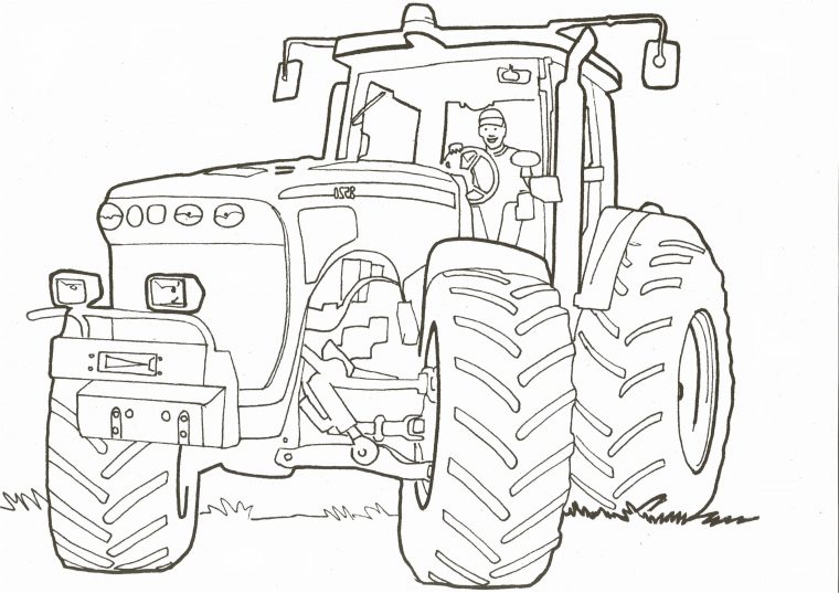 Coloriages À Imprimer : Tracteur, Numéro : 63822D dedans Dessin Cars À Colorier