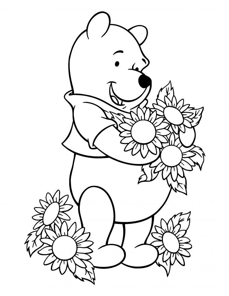 Coloriages À Imprimer : Winnie L'Ourson, Numéro : 29B1Cef3 serapportantà Coloriage Winnie