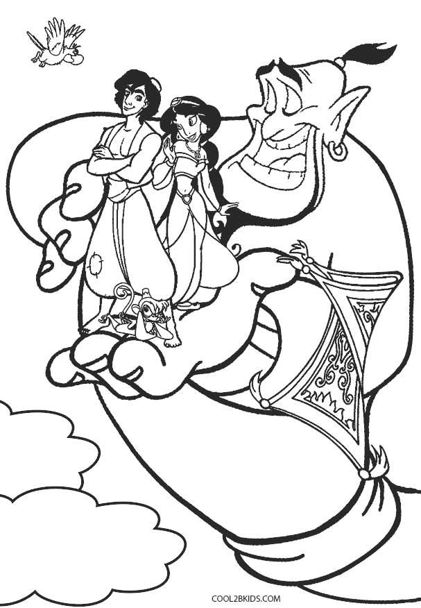 Coloriages - Aladdin - Coloriages Gratuits À Imprimer concernant Coloriages Gratuits 