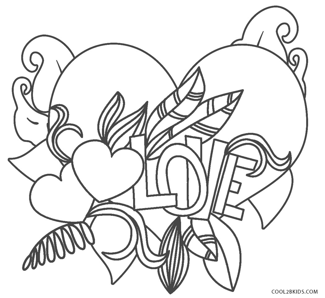 Coloriages - Amour - Coloriages Gratuits À Imprimer avec Coloriages Gratuits 