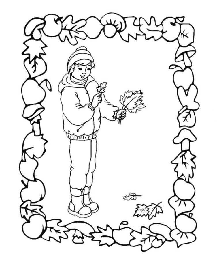 Coloriages Automne – Assistante Maternelle Argenteuil avec Coloriage Maternelle