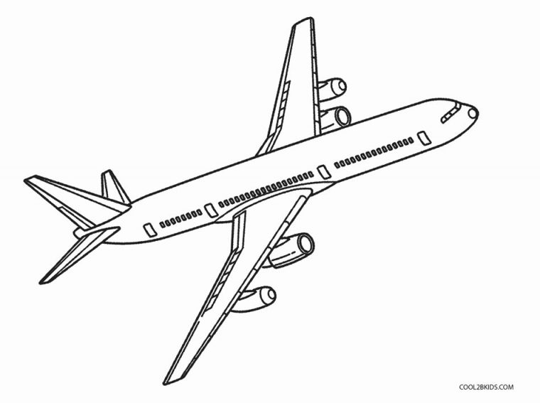 Coloriages – Avion – Coloriages Gratuits À Imprimer avec Coloriage D Avion