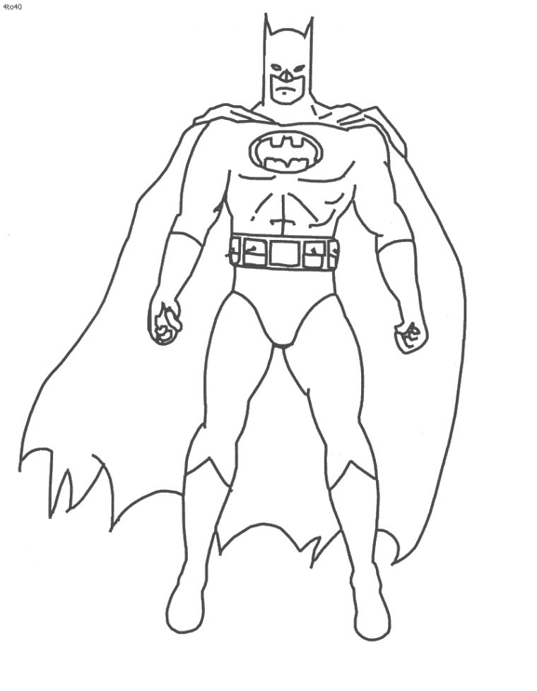 Coloriages Batman (Super-Héros) – Page 2 – Album De Coloriages avec Jeux De Coloriage De Batman