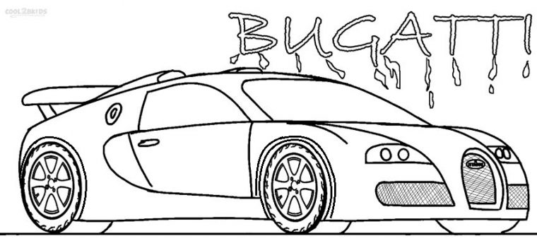 Coloriages – Bugatti – Coloriages Gratuits À Imprimer intérieur Auto À Colorier