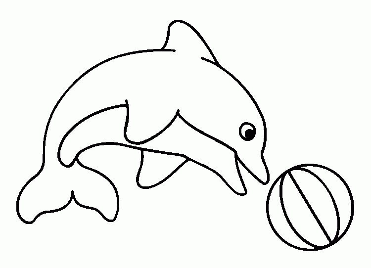 Coloriages Dauphins - Livre Coloriage Gratuit intérieur Dessin Dauphins 