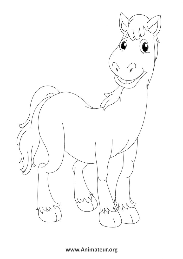 Coloriages De Chevaux serapportantà Coloriage Des Chevaux
