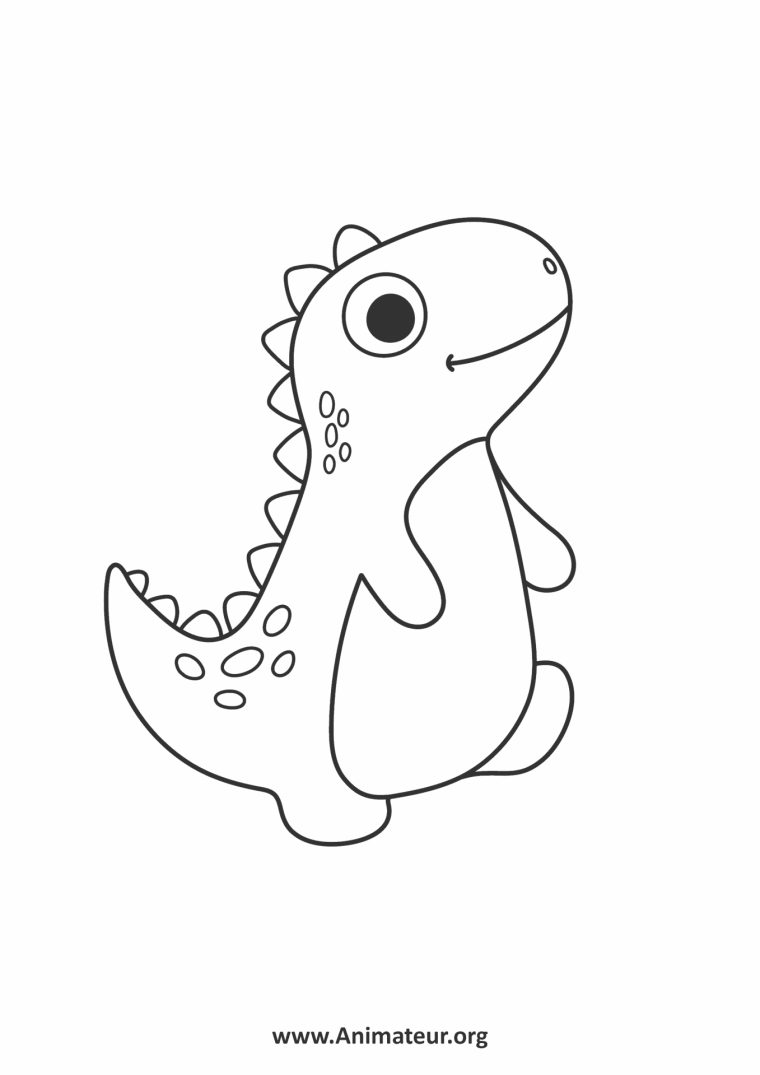 Coloriages De Dinosaures À Imprimer Gratuitement Pour Les à Image De Dinosaure A Imprimer