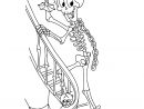 Coloriages Des Squelettes Horribles Et Rigolos D'Halloween dedans Dessin Squelette