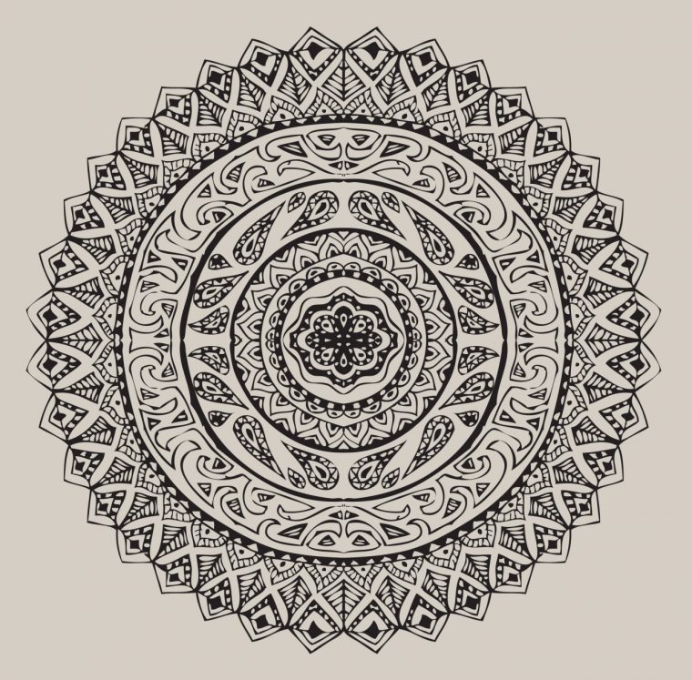 Coloriages-Difficiles-Pour-Adultes-19 – Dessin De Mandala avec Coloriage Difficile Pour Adulte