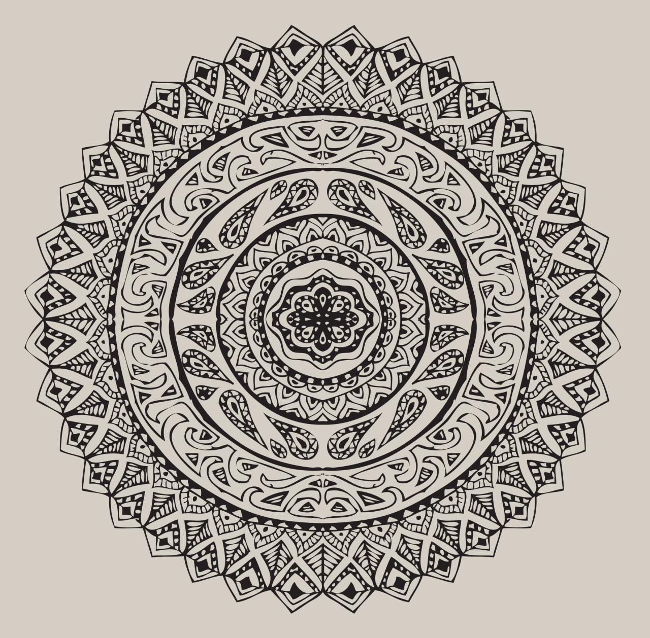 Coloriages-Difficiles-Pour-Adultes-19 - Dessin De Mandala avec Coloriage Difficile Pour Adulte 