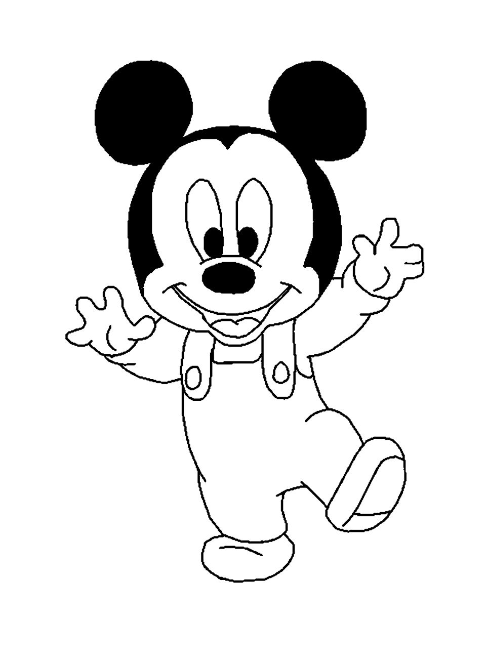 Coloriages Disney - Le Blog De Maxi*Mum  Coloriage Mickey avec Coloriage De Mickey Et Minnie A Imprimer